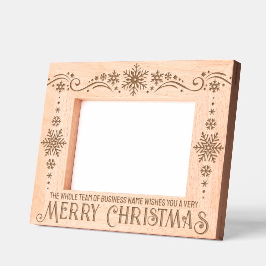 Ons team wenst u een vrolijk kerstfeest gegraveerde lijstjes (Links)