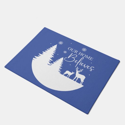 Ons thuis gelooft deurmat (Schuin)