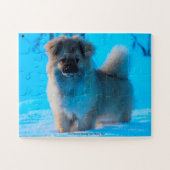 Ons Tibetaans Spanjaard Ons Gezinsdeel Legpuzzel (Horizontaal)