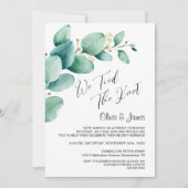 Ons Trouwfeest met Eucalyptus Bl Kaart (Voorkant)