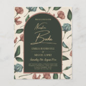 Ons Trouwfeest Smaragdgroene Terracotta Herfst Uit Flyer (Voorkant)