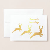 Ons uit 2020 springen! folie kaarten (Voorkant met envelop)