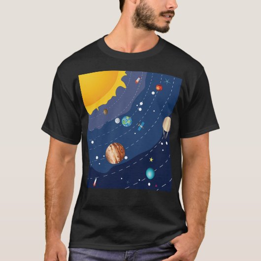 Ons universum t-shirt (Voorkant)