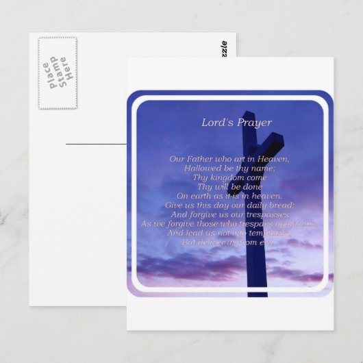 Ons vader Briefkaart (Voorkant / Achterkant)