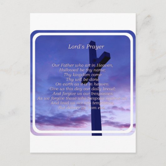 Ons vader Briefkaart (Voorkant)