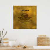 Ons vader Poster (Keuken)