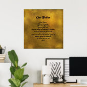 Ons vader Poster (Thuiskantoor)