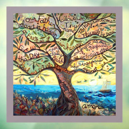 Ons vaders raam klokken raamsticker (Vel 3)