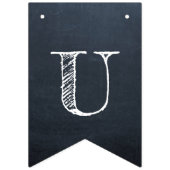 Ons verhaal begint Chalkboard bruiloft Vlaggetjes (Tweede vlag)