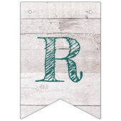 Ons verhaal begint met White Wood Blauwgroen Wedde Vlaggetjes (Derde vlag)