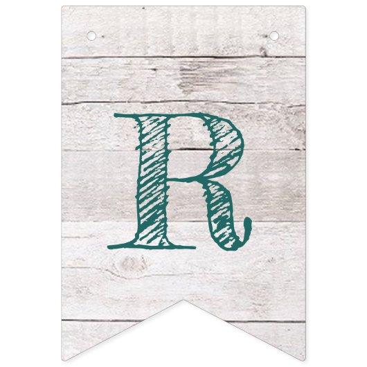 Ons verhaal begint met White Wood Blauwgroen Wedde Vlaggetjes (Derde vlag)