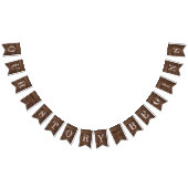 Ons verhaal begint schuur hout bruiloft vlaggetjes (Alle)