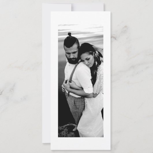 Ons verhaal begint | Trouwkaart Aankondiging (Achterkant)