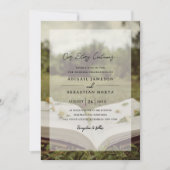 Ons verhaal gaat door | Winkelboek Fotobruiloft Kaart (Voorkant)