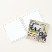 Ons verhaal is bijster Floral Scrapbook Photo Keep Notitieboek (Binnen)