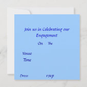 Ons Verloving>Aangepaste Zazzle-kaart Kaart (Achterkant)