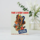 Ons voedsel vecht. briefkaart (Staand voorkant)