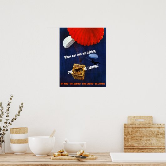 Ons voedsel vecht. poster (Keuken)