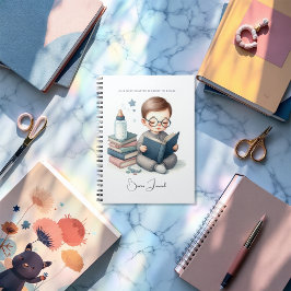 Ons volgende hoofdstuk Boek-thema Baby shower Notitieboek