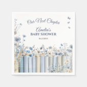 Ons volgende hoofdstuk Gentle Azure Literary Bloom Servet (Voorkant)