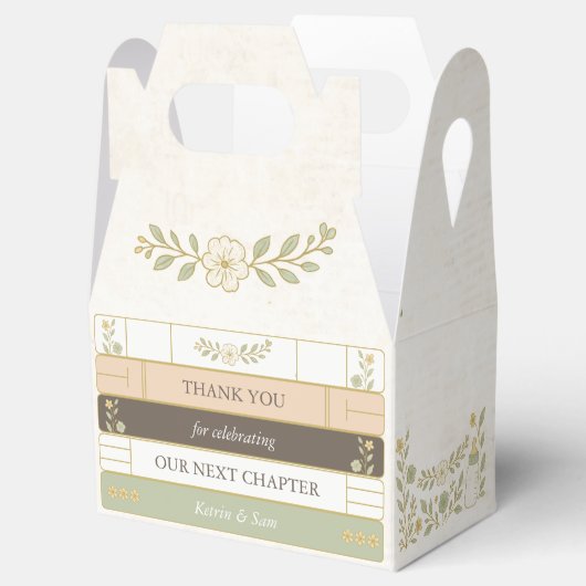 Ons volgende hoofdstuk sprookjesboek thema bedankdoosjes (Geopend)