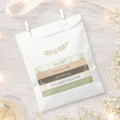 Ons volgende hoofdstuk Stacked Books Baby shower Bedankzakje (Geknipt)