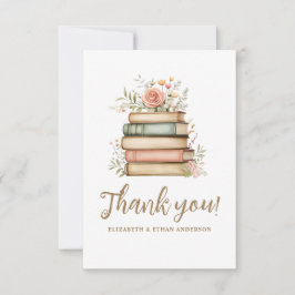 Ons volgende hoofdstuk Storybook Baby shower Bedan Bedankkaart