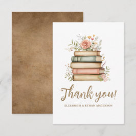 Ons volgende hoofdstuk Storybook Baby shower Bedan Bedankkaart