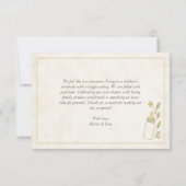 Ons volgende hoofdstuk Storybook Baby shower Bedankkaart (Achterkant)