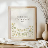 Ons volgende hoofdstuk Storybook Baby shower Custo Poster