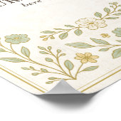 Ons volgende hoofdstuk Storybook Baby shower Custo Poster (Hoek)