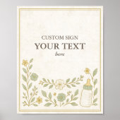 Ons volgende hoofdstuk Storybook Baby shower Custo Poster (Voorkant)