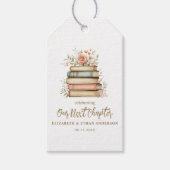 Ons volgende hoofdstuk Storybook Baby shower Party Cadeaulabel (Voorkant)