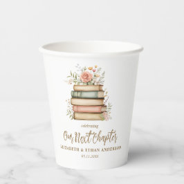 Ons volgende hoofdstuk Storybook Baby shower Party Papieren Bekers