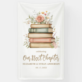Ons volgende hoofdstuk Storybook Baby shower Party Spandoek