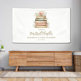 Ons volgende hoofdstuk Storybook Baby shower Party Spandoek