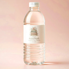 Ons volgende hoofdstuk Storybook Baby shower Party Waterfles Etiket