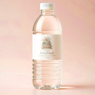 Ons volgende hoofdstuk Storybook Baby shower Party Waterfles Etiket