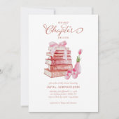 Ons volgende hoofdstuk Verhalenboek Pink Girl Baby Kaart (Voorkant)