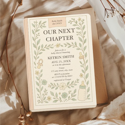 Ons volgende hoofdstuk Verhalenboek Sprookje Baby  Kaart