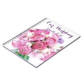 Ons Weddenschap-lijstje Roze Flowers Noetbook Notitieboek (Linkerzijde)