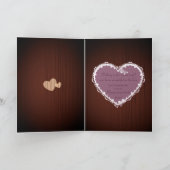 Ons wenskaart ter gelegenheid van de eerste bruilo kaart (Binnen)