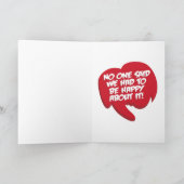 Ons Wenskaart verlaten Kaart (Binnen)