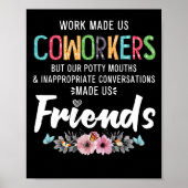 Ons werk is onze collega's onze potty Mouths Appar Poster (Voorkant)