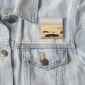 Ons woestijnkamp vierkante button 5,1 cm (In situ)
