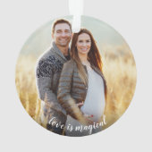 Ons wonder in het maken van ultrasone Sonogram fot Ornament (achterkant)