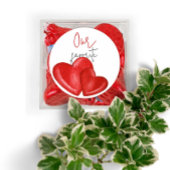 Ons, zijn of haar favoriete bruidsfeest gunstgesch ronde sticker