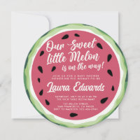 Ons zoete kleine Melon Summer Baby shower
