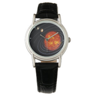 Ons zonnestelsel horloge