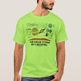 Ons zonnestelsel in een voedingsvat t-shirt